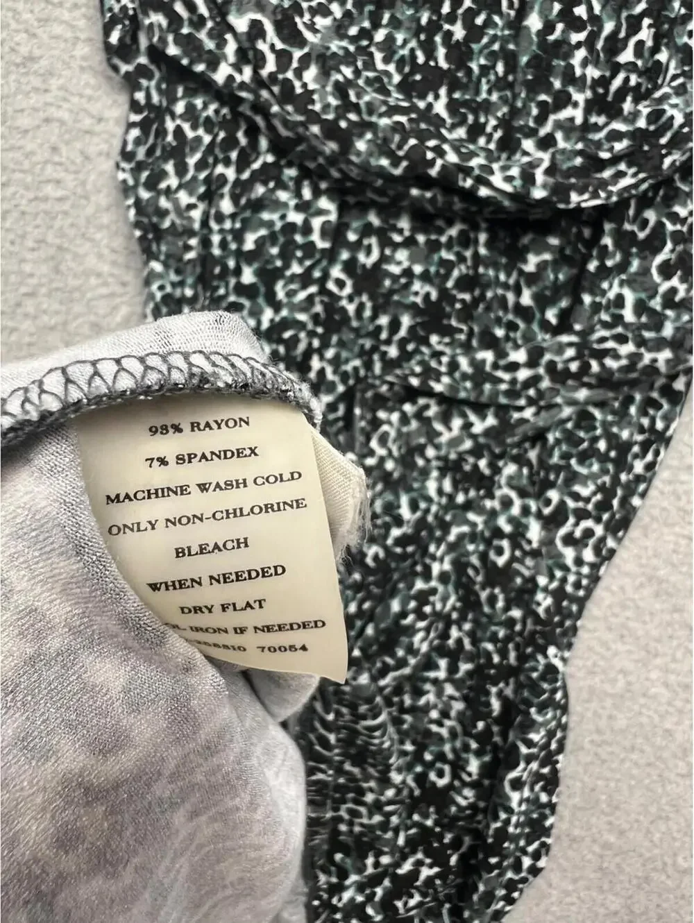 Ann Taylor Faux Wrap 3/4 Sleeve Dress Womens 12 Stretchy Casual Office Work